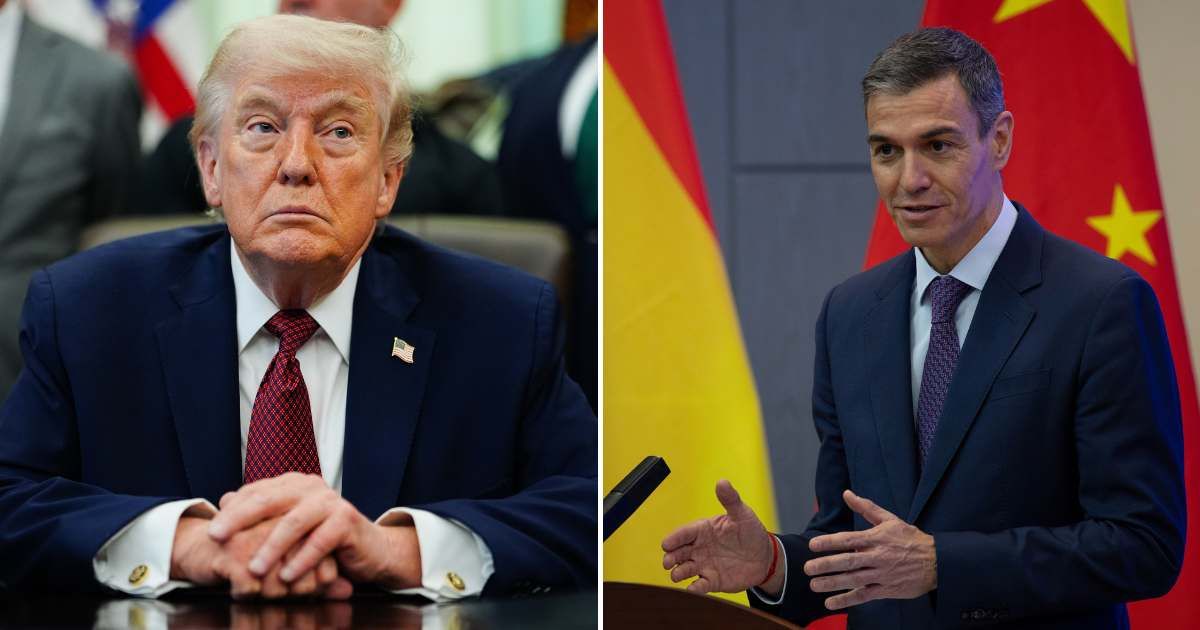 Trump questions Spain’s economic performance as criticism of NATO burden-sharing intensifies (AP Images)