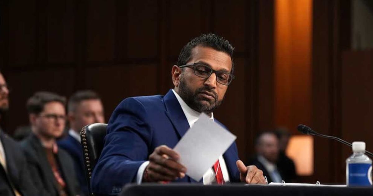 FBI Director Kash Patel vowed to sue The Atlantic for defamation, calling its report on his 'excessive drinking' a baseless attack by the 'fake news mafia' (Getty Images) 