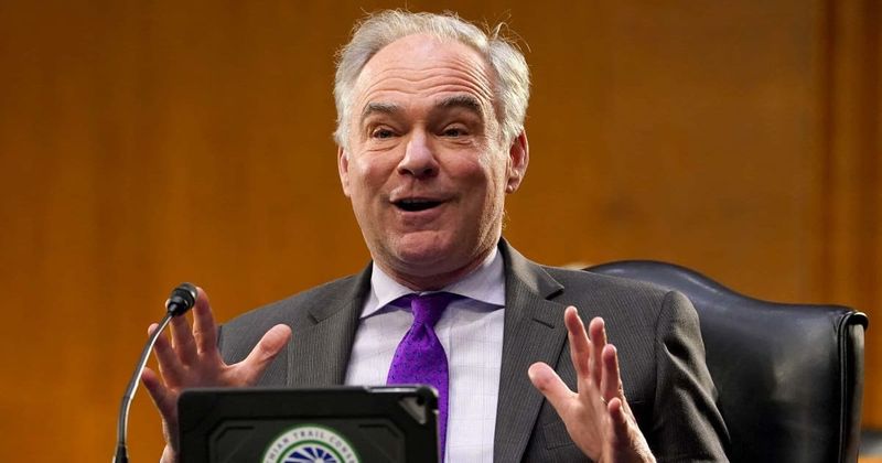 'Bombs falling, commerce choked off': Sen Tim Kaine pushes to reopen Hormuz as gas prices surge