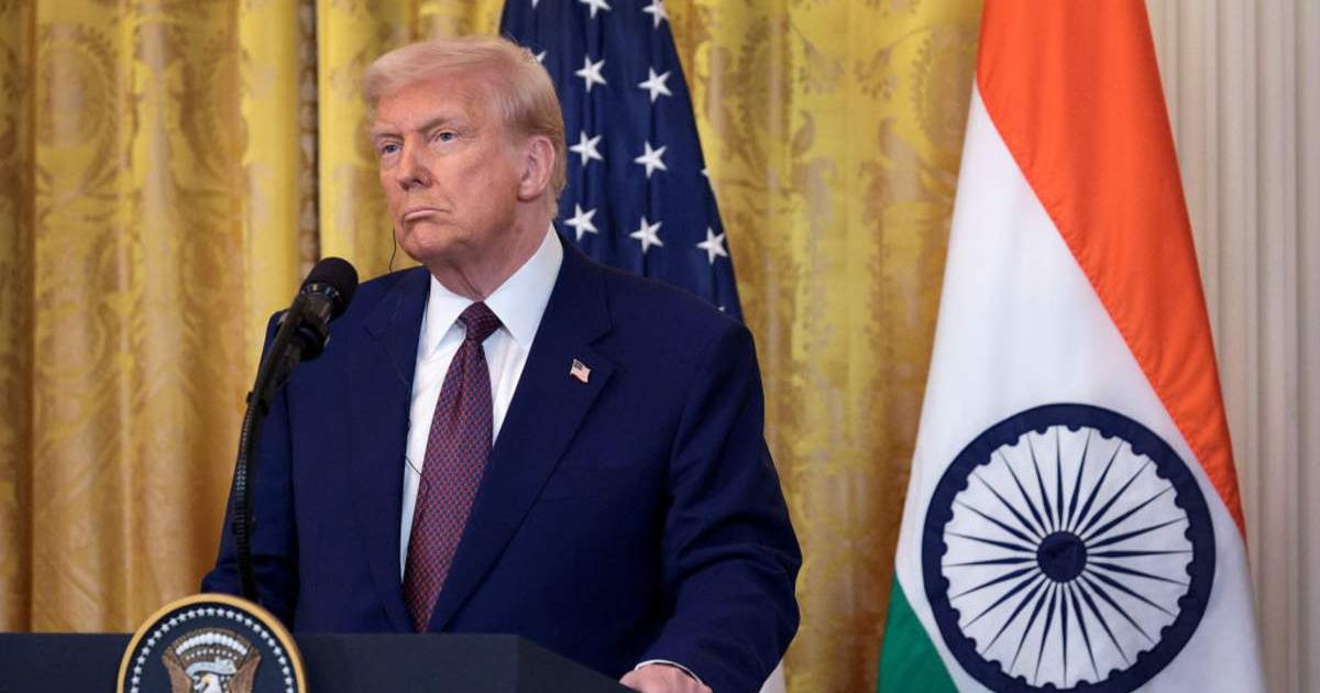 Trump says Iranian vessel TOUSKA was targeted by the US Navy in the Strait of Hormuz on Sunday (Getty Images)