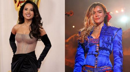 Becky G shows support for the immigrant community during Karol G’s Coachella Weekend 2 guest set