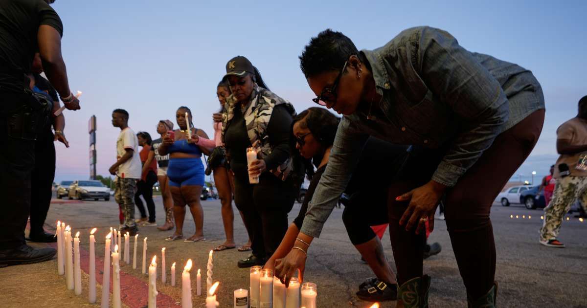 Eight children, aged one to 12, were killed in the early hours of Sunday, April 19, 2026, in Shreveport, Louisiana (AP Photo/Gerald Herbert)