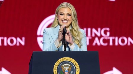 Fact Check: Did Erika Kirk commit a felony using presidential seal podium during TPUSA rally?