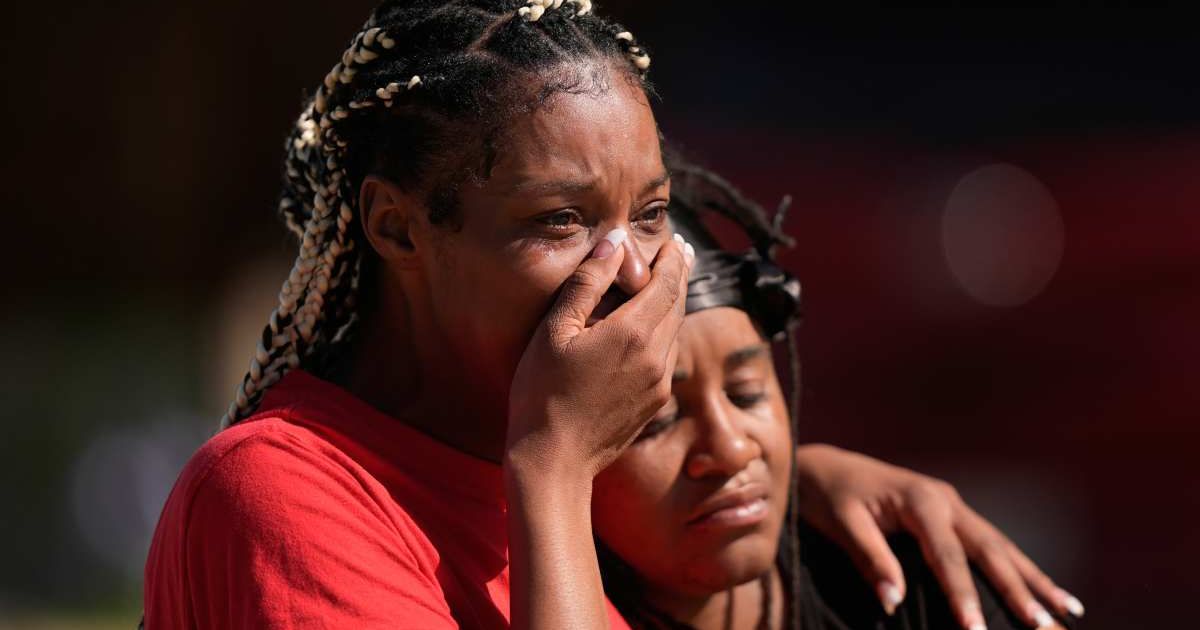 A gunman, identified as Shamar Elkins, shot and killed eight children, including seven of his own, on Sunday, April 19, in Shreveport, Louisiana (AP Photo/Gerald Herbert)