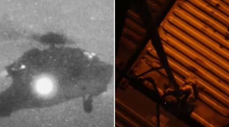 CENTCOM releases  footage showing US Marines seizing Iranian-flagged vessel in Arabian Sea