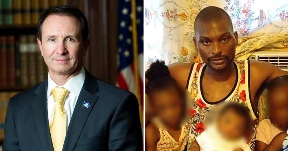 Jeff Landry spoke to the media after the shooting carried out by Shamar Elkins and announced that his wife Sharon Landry's Love One Louisiana Foundation will cover the victims’ funeral costs (Facebook/Governor Jeff Landry﻿, Shamar Elkins)