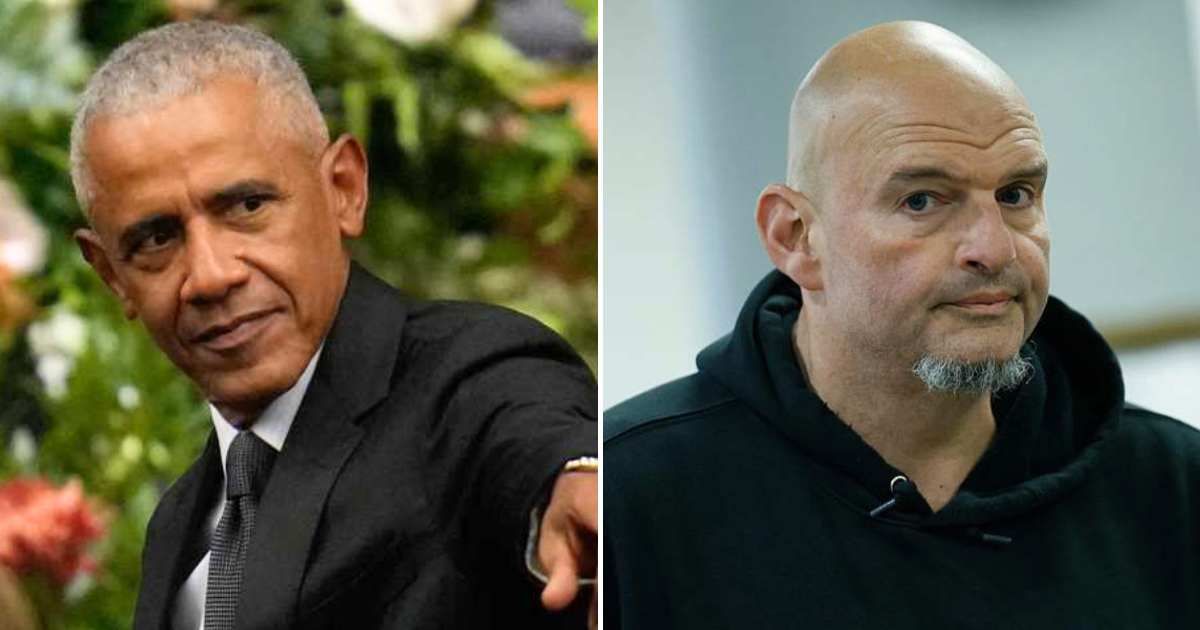 The post alleged John Fetterman criticized Barack Obama’s weekly meetings, saying such influence doesn’t align with a constitutional republic (AP Photo/Erin Hooley, Getty Images)