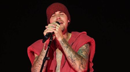 Justin Bieber shares AI image of himself as a toddler performing at Coachella 2026