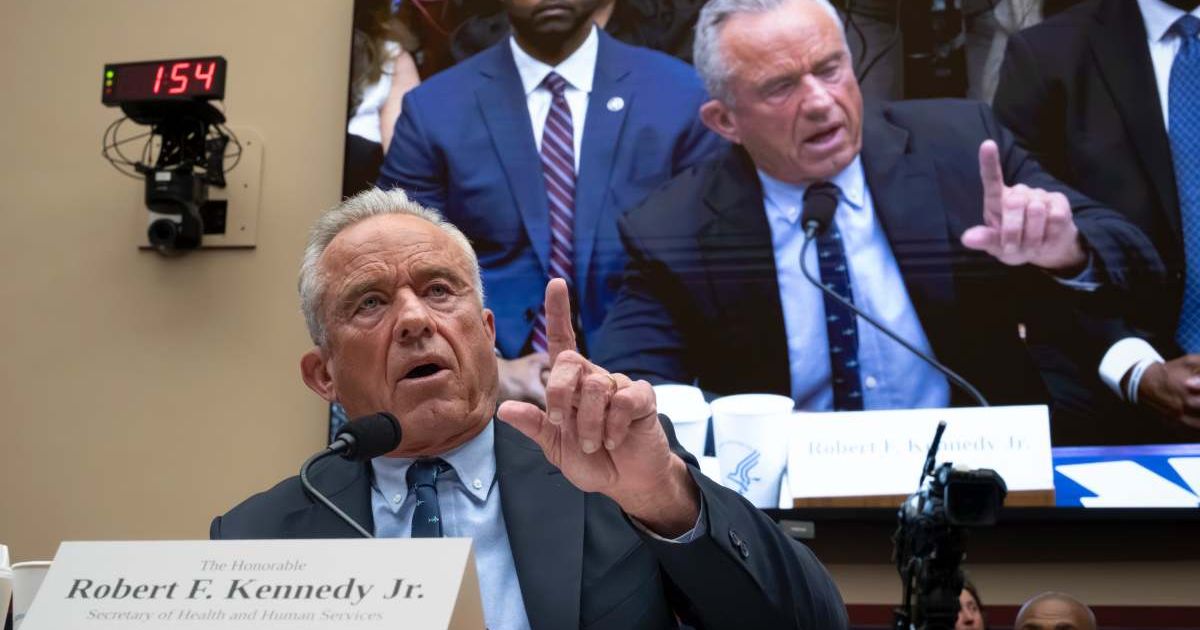 Health and Human Services Secretary Robert Kennedy Jr appears before the House Education and Workforce Committee to defend his agency’s policies and goals at the US Capitol in Washington, Friday, April 17, 2026 (AP Photo/J. Scott Applewhite)