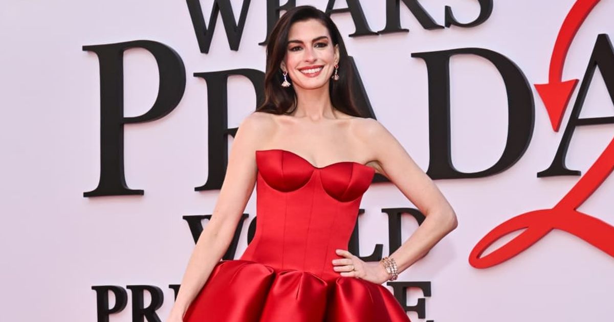 Anne Hathaway spoke about overcoming years of self-doubt while promoting her latest film (AP Photos)