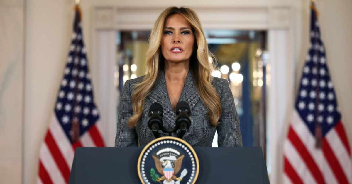 Melania Trump strongly denied any personal relationship with Epstein, saying she did not know about his crimes (Alex Wong/Getty Images)
