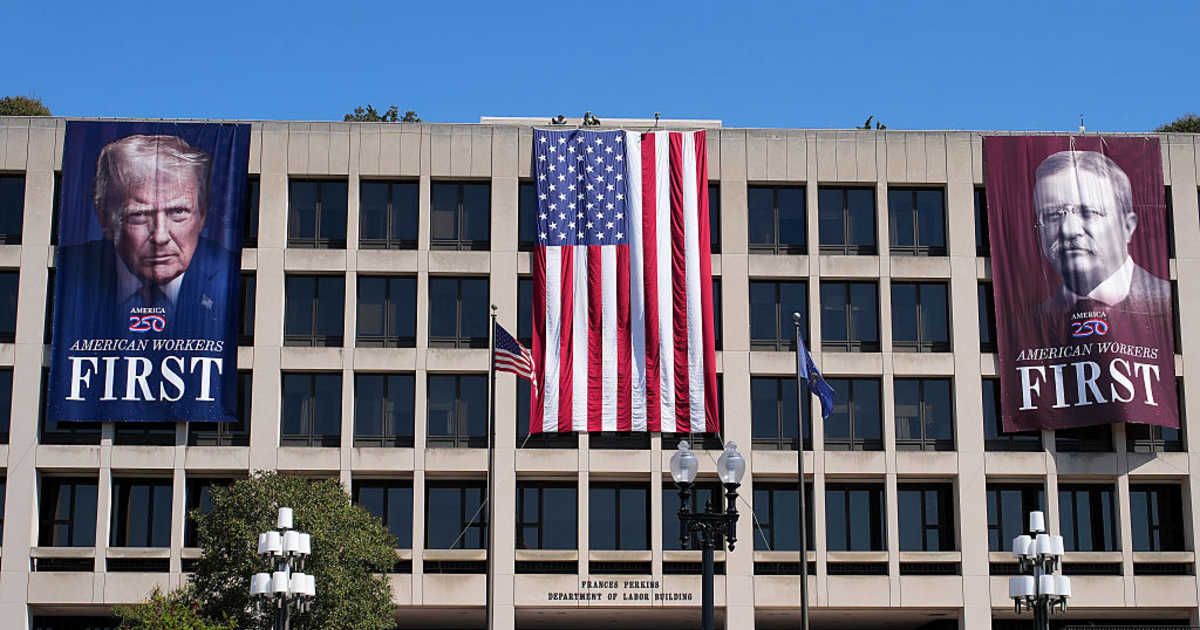 Donald Trump and Theodore Roosevelt were linked by the Interior Department over their influence on football reforms (Getty Images)