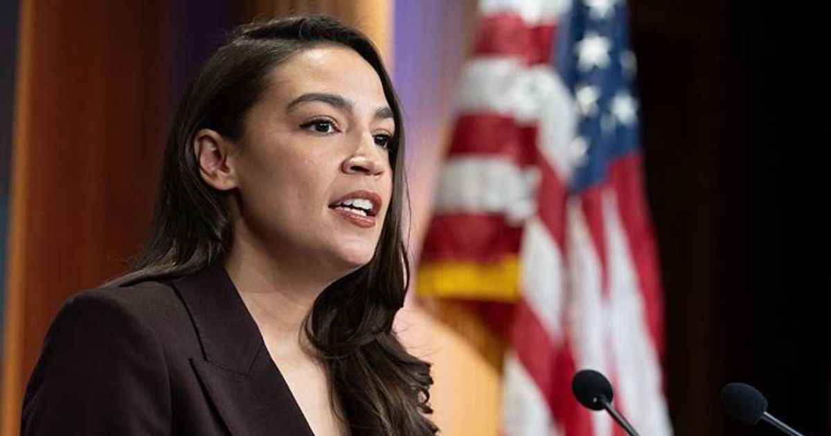 The claim gained traction after a social media post suggested Alexandria Ocasio-Cortez could face prosecution (Getty Images)