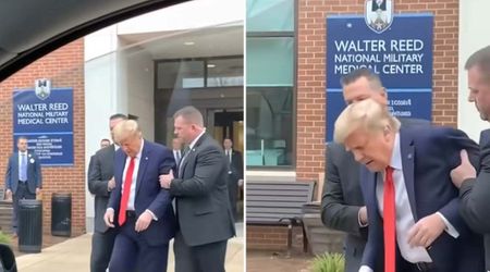 Fact Check: Is the video showing Donald Trump at Walter Reed Medical Center real?