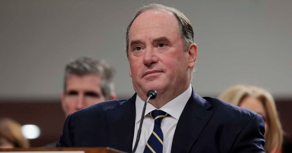 The Pentagon confirmed the immediate departure of Navy Secretary John Phelan as leadership shifted during ongoing naval tensions (Anna Moneymaker/Getty Images)