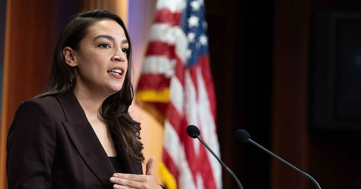 Ocasio-Cortez gained momentum in a 2028 Democratic primary poll as party voters shifted left (Getty Images)