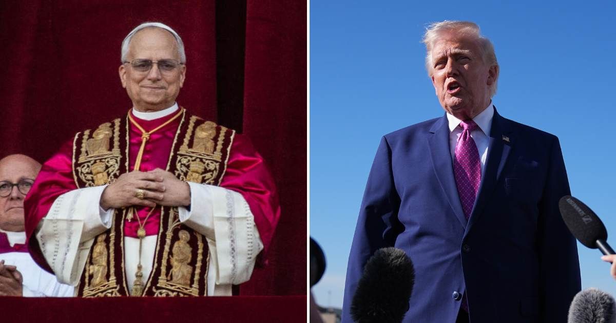 Pope Leo XIV said he could not support war, condemning violence and loss of life in Iran, while President Donald Trump defended his approach to negotiations (Getty Images, AP Photo)