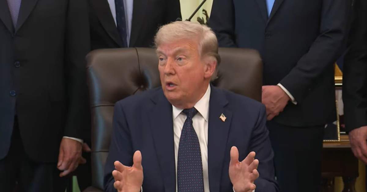 President Donald Trump highlighted medication price cuts after Regeneron Pharmaceuticals joined the plan, expanding Medicaid savings and boosting US investment (Screengrab/ White House/ YouTube)