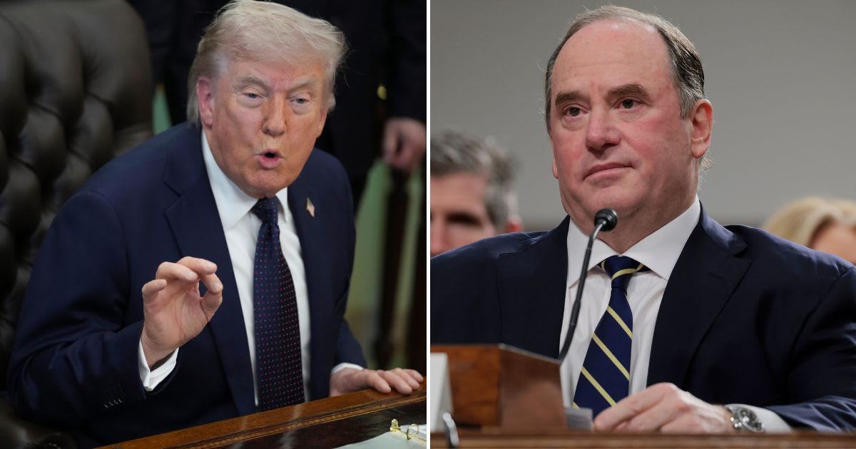 John Phelan was fired over the slow implementation of the shipbuilding program and persistent friction with Pentagon leadership  (AP Photo/Mark Schiefelbein, Anna Moneymaker/Getty Images)