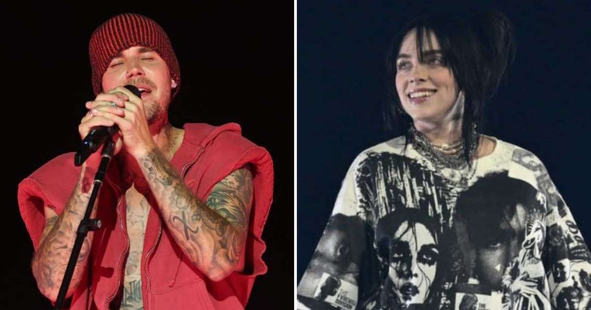 Billie Eilish shared throwback photos revealing her longtime admiration for Justin Bieber (Getty Images,  Shirlaine Forrest/Getty Images for Live Nation UK)