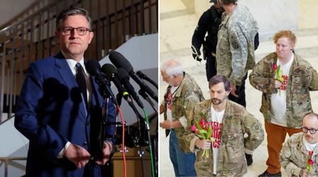 Fact Check: Did Mike Johnson decline to meet veterans protesting Iran war?