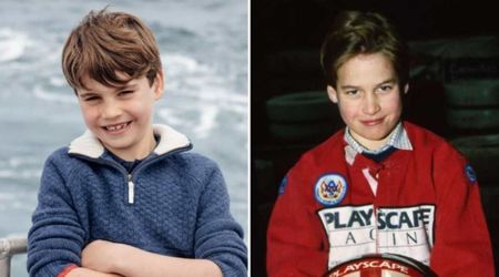 Prince Louis mirrors his dad Prince William at same age in eighth birthday portrait