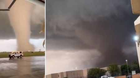 Vance Air Force Base hit by tornado as scary visuals show twister tearing through Oklahoma