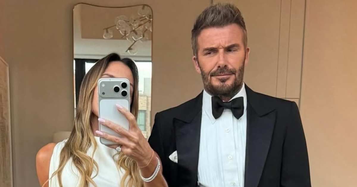 David Beckham jokes about Victoria Beckham posting social media snaps during their nights out together often(Screengrab/davidbeckham/Instagram)
