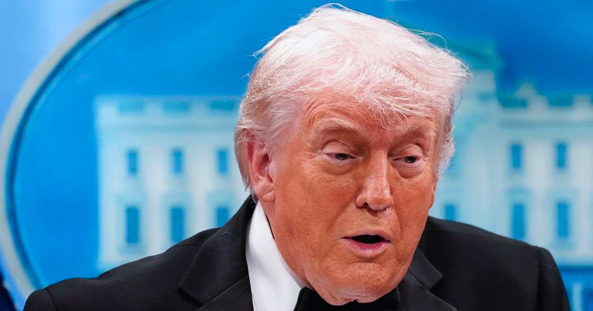 President Donald Trump said he initially mistook the sound of gunfire for a falling tray before realizing the danger (Getty Images) 