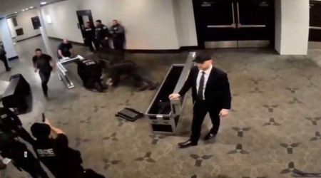 Fact Check: Do CCTV visuals show Secret Service response to WHCD shooting?