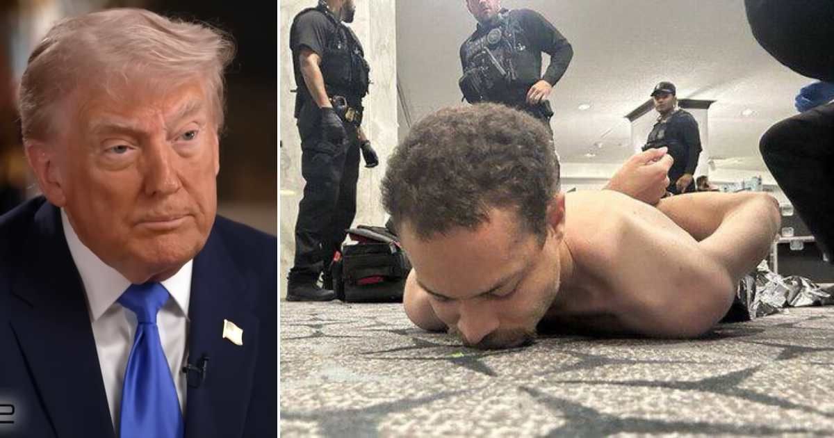 President Donald Trump said he was struck by how fast shooter Cole Allen moved during the attempted attack at the White House Correspondents’ Dinner (60 Minutes/CBS News, Truth Social/@realDonaldTrump)
