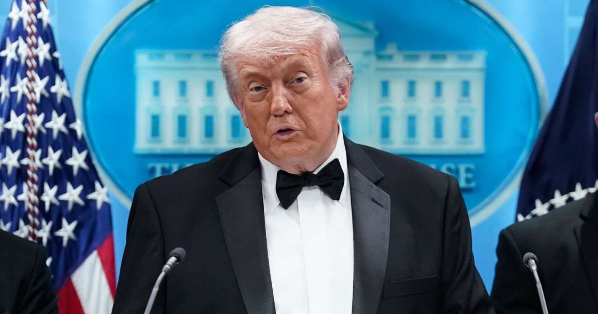 A claim suggesting President Donald Trump said he has never committed a crime went viral online (AP Photo/Jose Luis Magana)