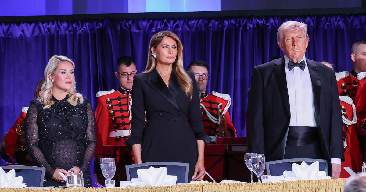 Karoline Leavitt praised Donald Trump’s calm during the WHCD shooting, as Trump later admitted he may have slowed evacuation while assessing the situation (Kevin Mazur/Getty Images for OP)