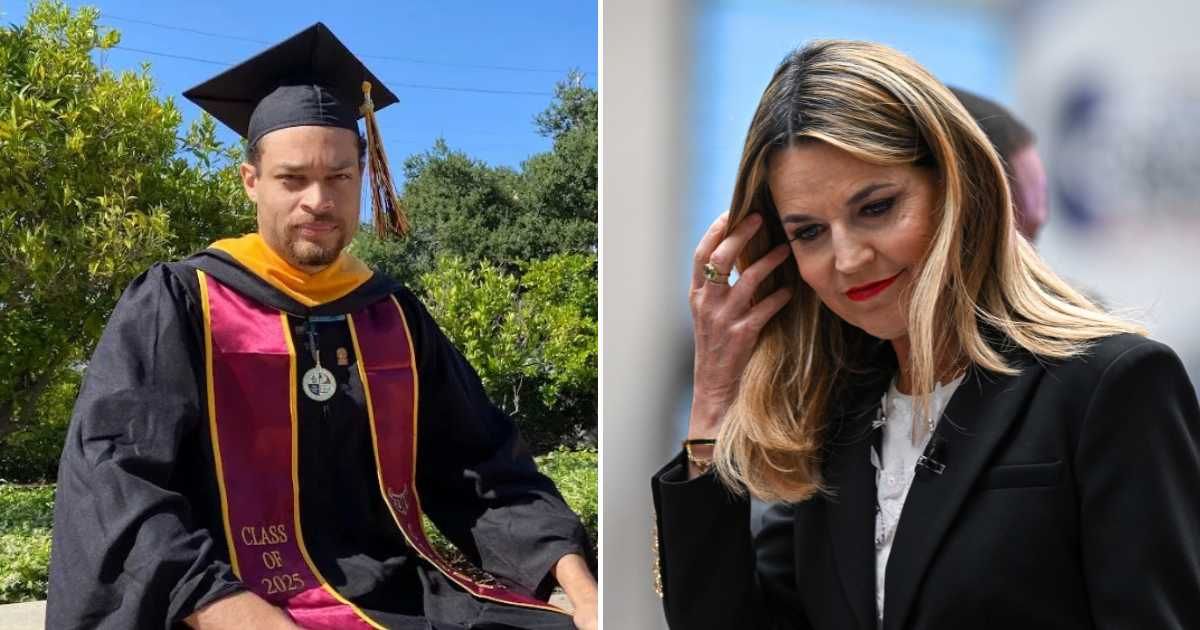 The viral claim surfaced on X alongside a photo showing Cole Tomas Allen standing next to 'Today' show host Savannah Guthrie (Cole Allen/LinkedIn, Getty Images)