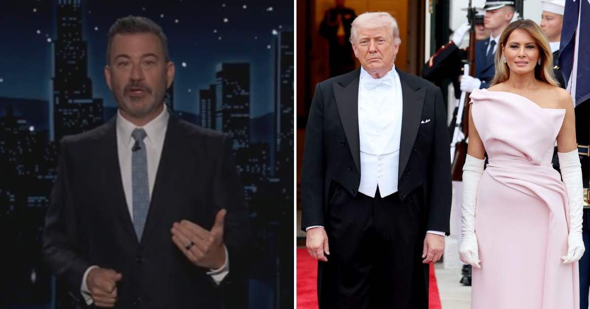 Jimmy Kimmel made fun of Donald Trump as well as Melania in his latest jab (X/ @latenightercom and Getty Images)