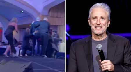 Jon Stewart jokes RFK Jr ‘abandoning’ Cheryl Hines is a Kennedy tradition