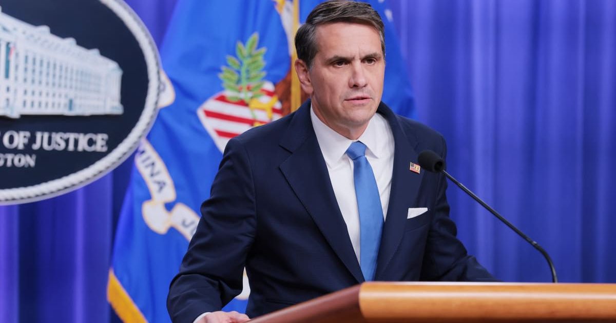 Acting Attorney General Todd Blanche defended the grand jury's decision to charge former FBI Director James Comey with threatening President Donald Trump's life (AP Photos)