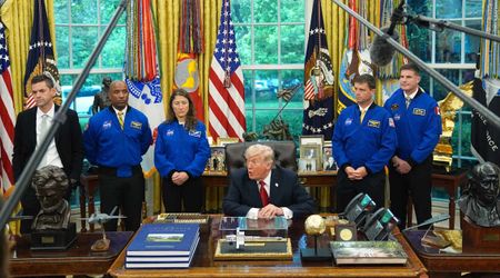 Trump jokes about NASA chief’s ‘beautiful ears’ at White House event: ‘He’s got super hearing’