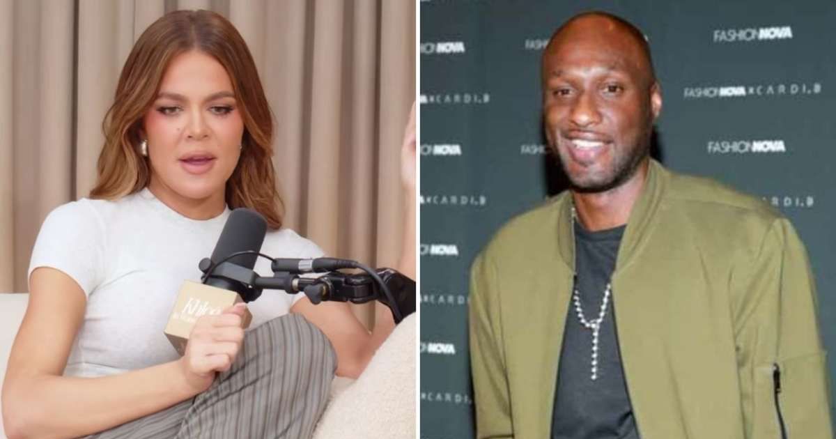 Khloe Kardashian spoke about ex-husband Lamar Odom on her podcast (@Khloekardashian/X, Getty Images)