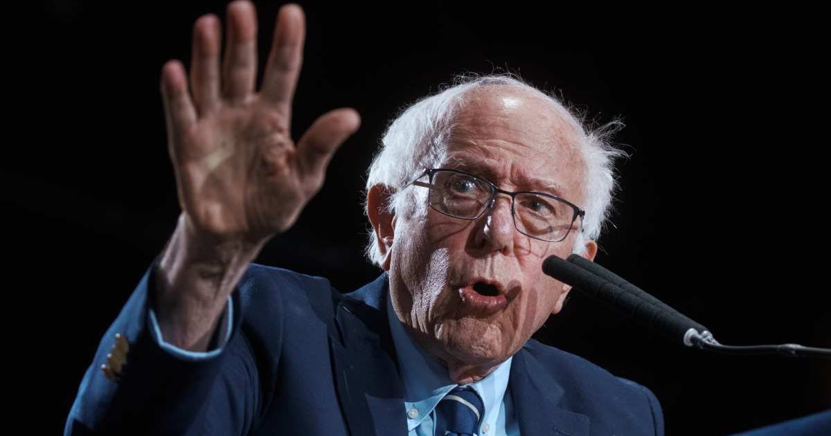 Sen Bernie Sanders criticized US military spending, arguing that the government consistently finds massive funding for wars while neglecting domestic priorities like housing, education, and support for working Americans (AP Photo/Andres Kudacki)