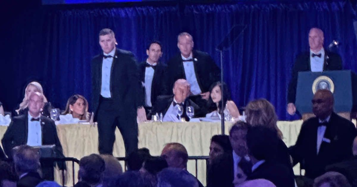 Fox News was claimed online to have aired a poll suggesting the attempt on Donald Trump was staged after the WHCD shooting (AP Photo/Alex Brandon)