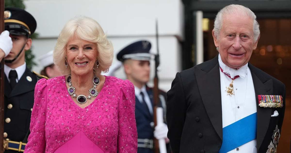 King Charles III attended the White House state dinner hosted by Donald Trump and praised US military music (AP Photo/Alex Brandon)