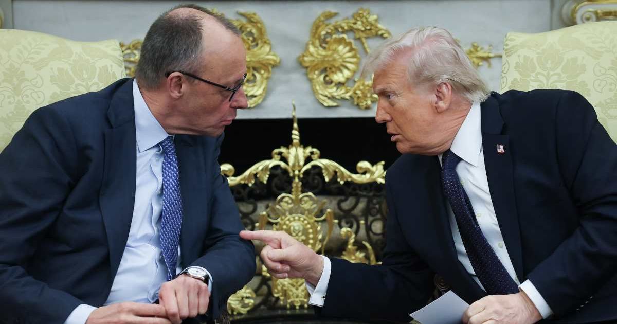 President Donald Trump criticized German Chancellor Friedrich Merz over his Iran remarks, urging him to focus on Ukraine and Germany's domestic issues (Getty Images)