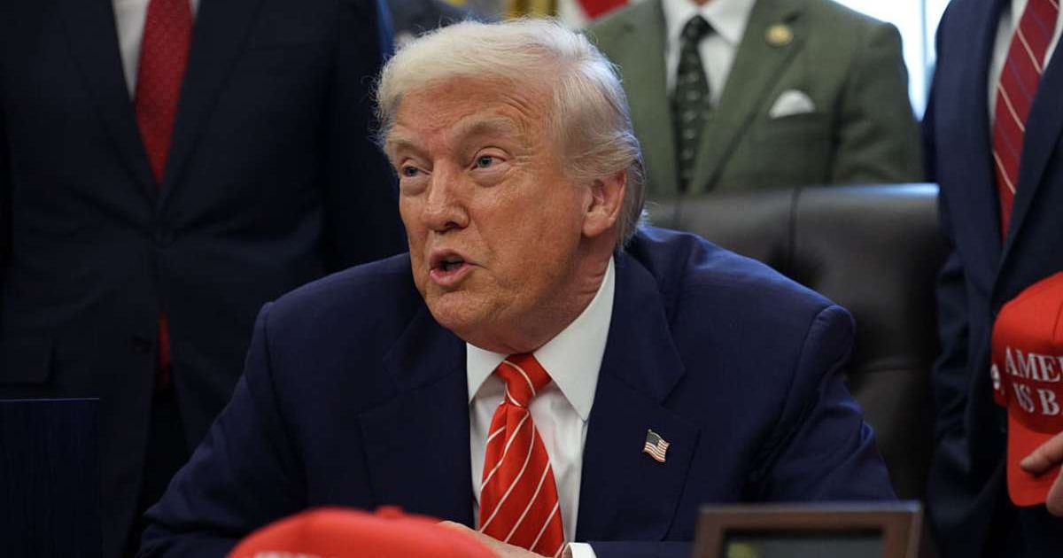 President Donald Trump urged Republicans to scrap the filibuster, warning Democrats would act first and pass laws quickly (Getty Images)