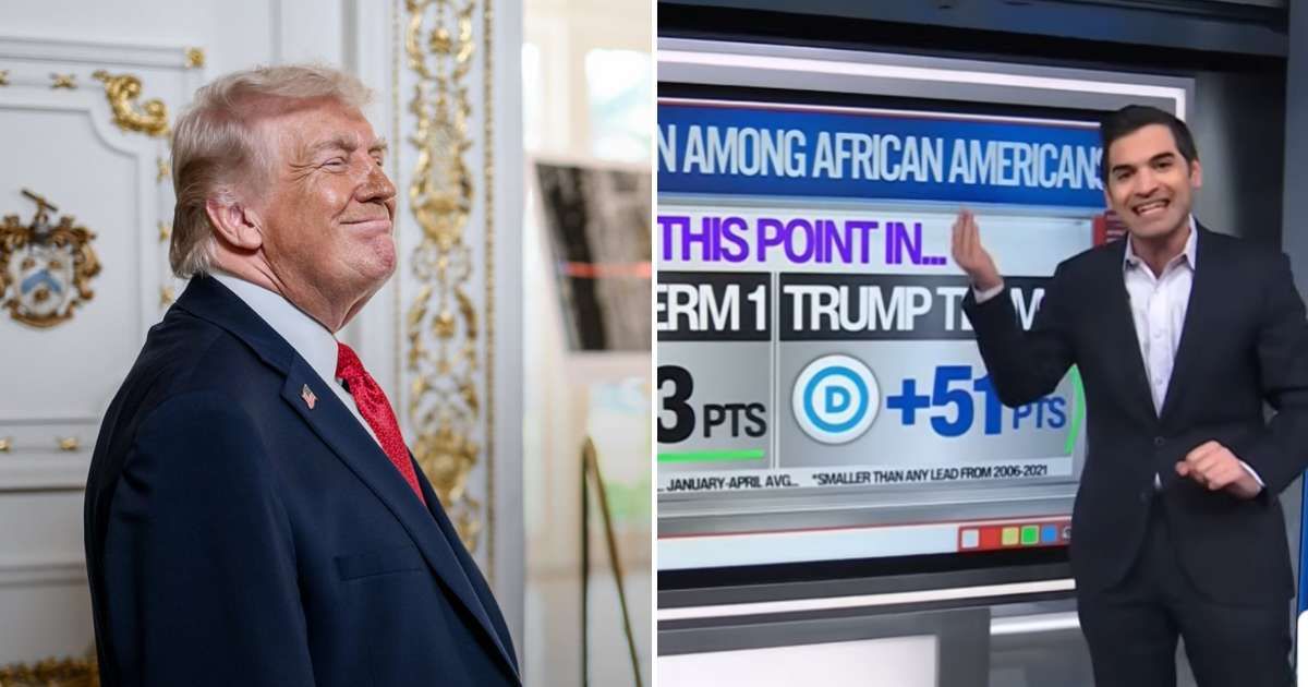 CNN's Harry Enten said President Donald Trump and the GOP made modest gains among Black voters, narrowing Democrats' long-held advantage (White House/X, Screengrab/ CNN/ YouTube)