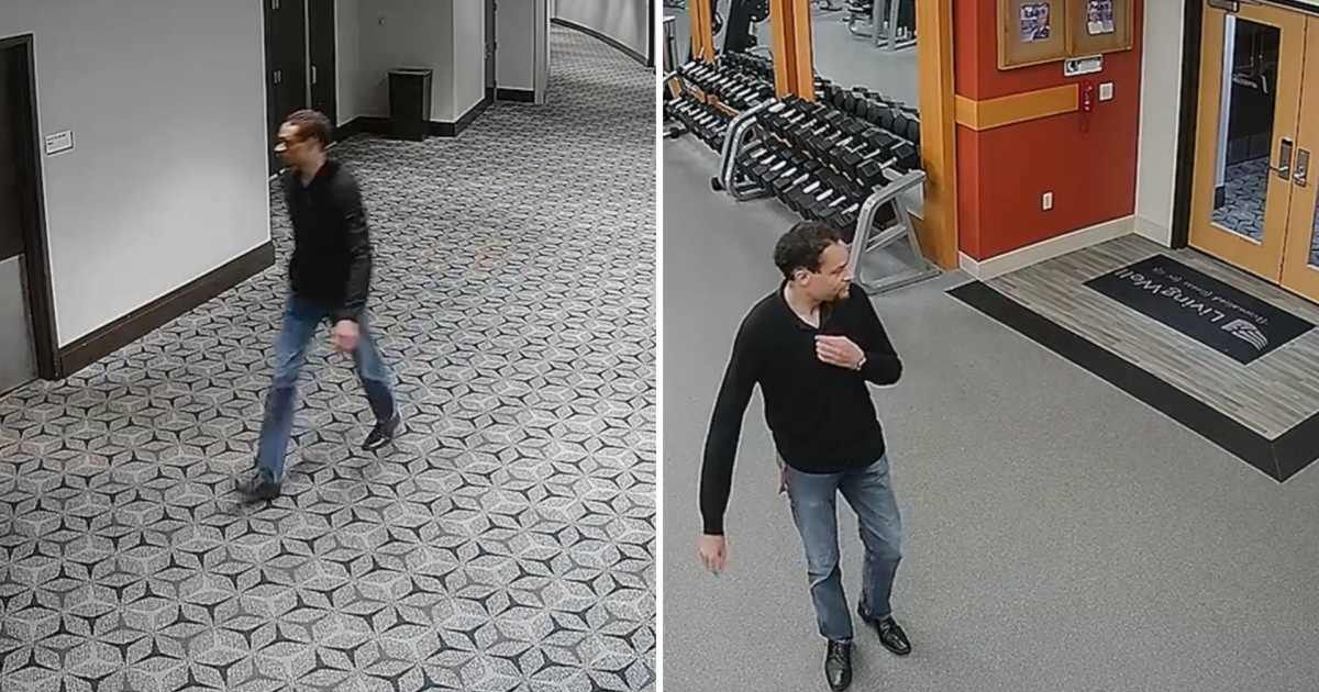 According to prosecutors, the nearly six-minute video includes clips from April 24, the night before the dinner, showing a man walking down a hallway and entering a gym area within the hotel (Screengrab/X/@USAttyPirro)