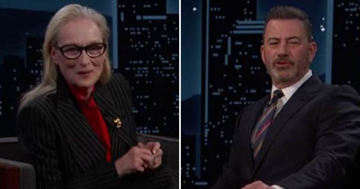 Meryl Streep appeared on 'Jimmy Kimmel Live' to promote her film, 'The Devil Wears Prada 2' (@JimmyKimmelLive/Youtube)
