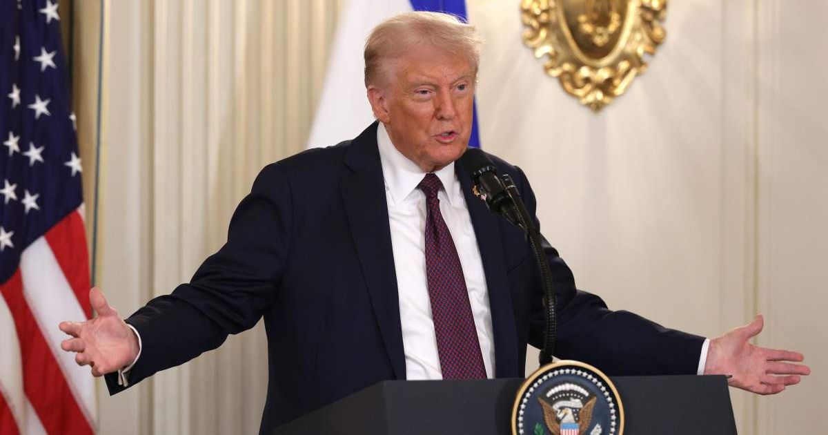 President Donald Trump rejected any Hormuz deal without a total nuclear ban, even as US gas prices rose to $4.39 per gallon (AP Photos)
