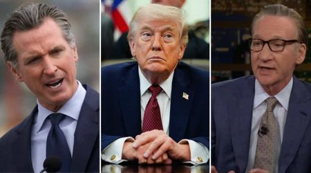 Bill Maher told Newsom his Fox lawsuit sounds 'exactly like' Trump and the governor pushed back