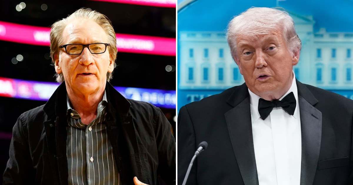 Donald Trump even claimed that Bill Maher’s demeanor was 'absolutely pathetic' during their White House dinner last year (Ronald Martinez/Getty Images, AP Photo/Jose Luis Magana)